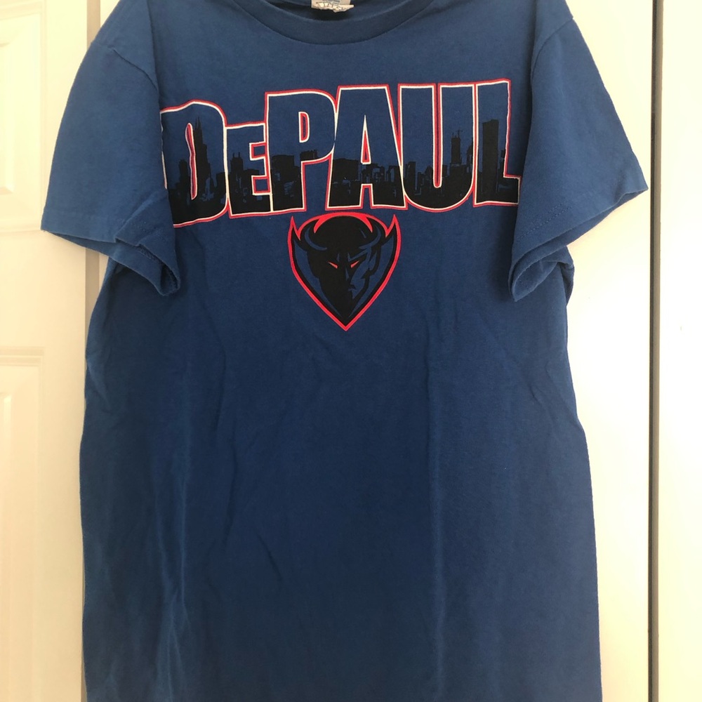 Blue Demons DePaul University Short Sleeve T-Shirt - Blue